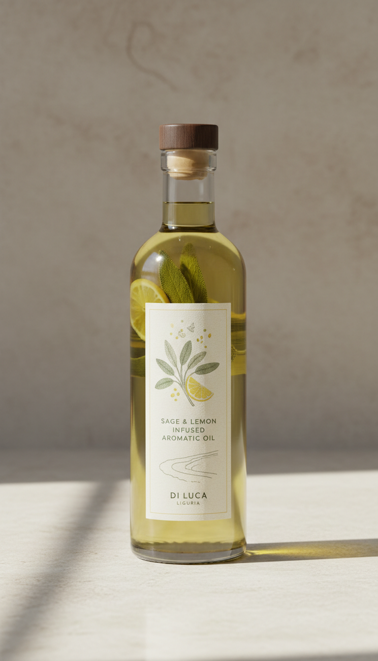 Aromatisiertes Olivenöl Salbei & Zitrone 250ml