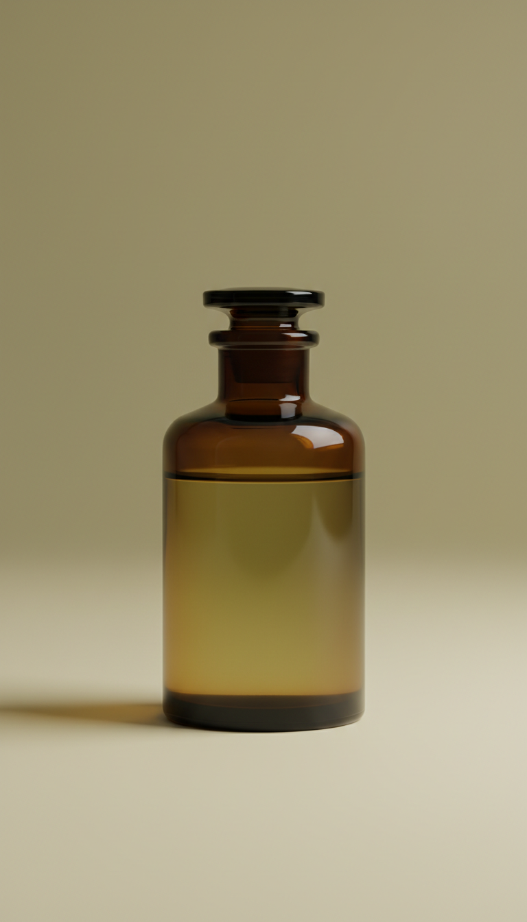 Gesichtsserum mit Olivenöl Apothekerglas