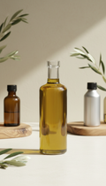 Kaltgepresstes ligurisches Olivenöl Glasflasche